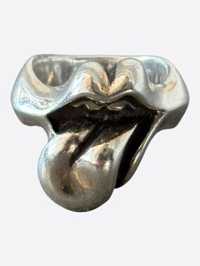 Chrome Hearts Rolling Stones Silver Ring